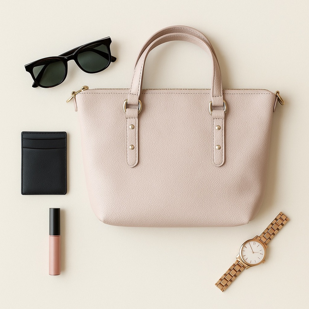 Kate Spade Larchmont Ave Small Penny Evangeline Satchel Bag Blush Pink No Strap - Picture 2 of 13